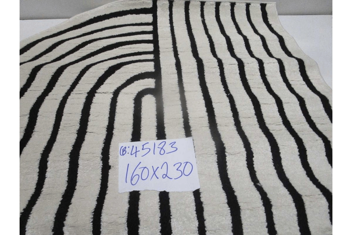 Carpet Grey Elio D001 Oval Points 204,800 Pile Height 14 Mm 3d Effect 2050 G /Sqm Pp With Polyester 160x230 Cm