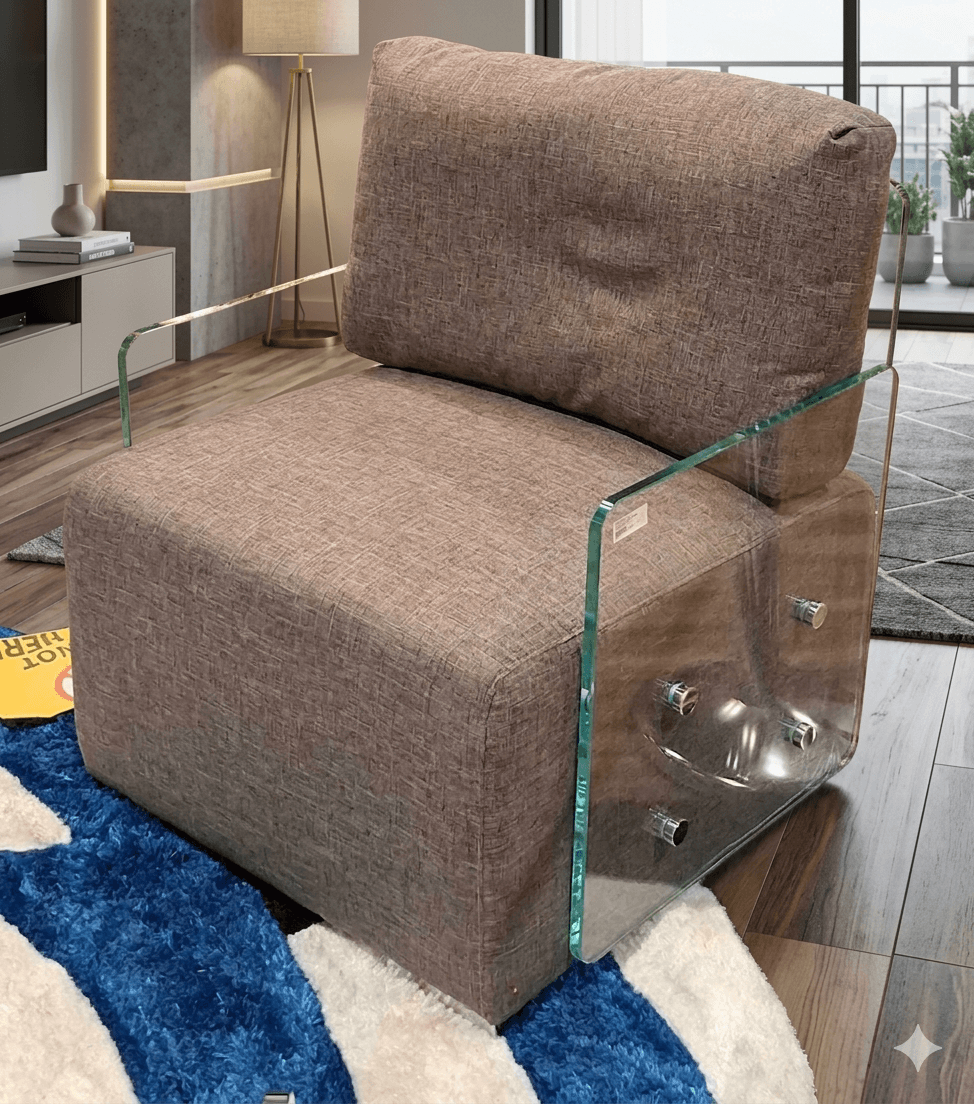 Sofa 1-Seater Extraclean Glass 15mm