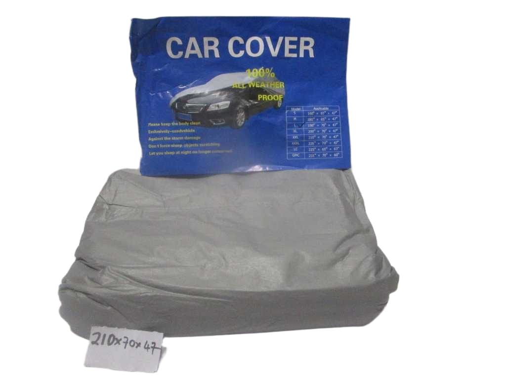 Car Cover Peva Anti-Uv,waterproof Non-Woven Bag Packing Paper Card Silver 210x70x47