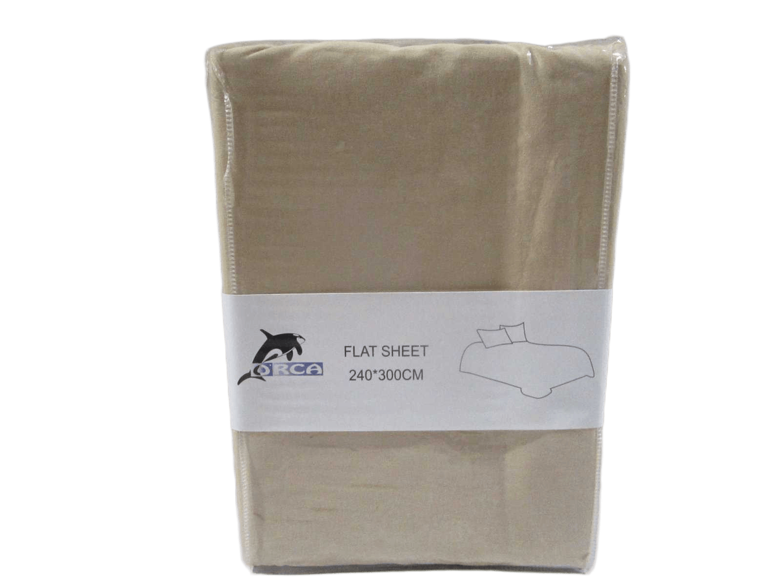 Flat Sheet Plain 240x300cm 37 Beige