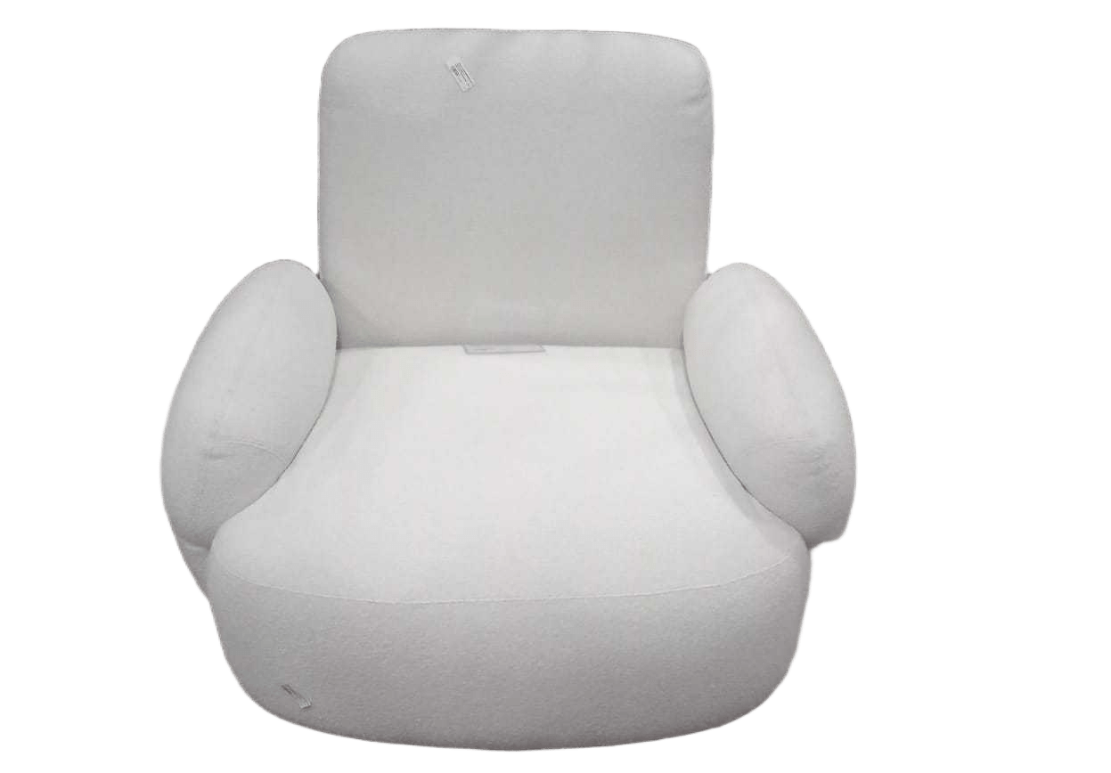 Swivel Chair Bmg2089-2 White Faric 89x90x74
