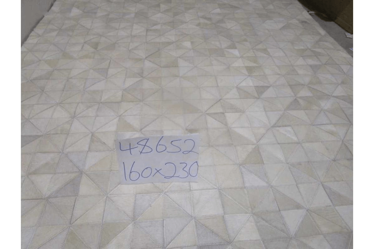 Carpet 100% Leather Handmade Hair On Hide