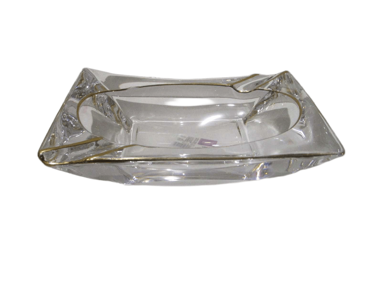 Ashtray Packing: 1pcs In 1 Color Box Clear W Gold Line 19.5*11*4.7