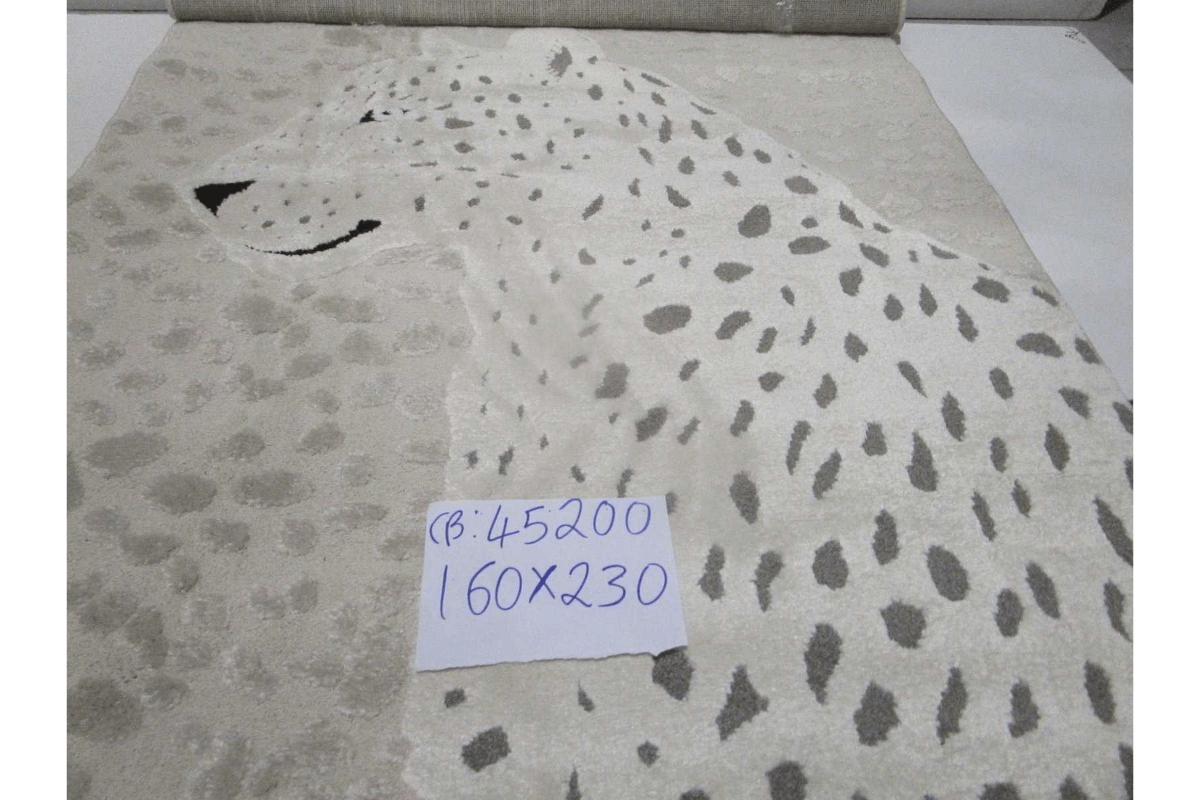 Carpet Cream Elio D001 Points 204,800 Pile Height 14 Mm 3d Effect 2050 G /Sqm Pp With Polyester 160x230 Cm