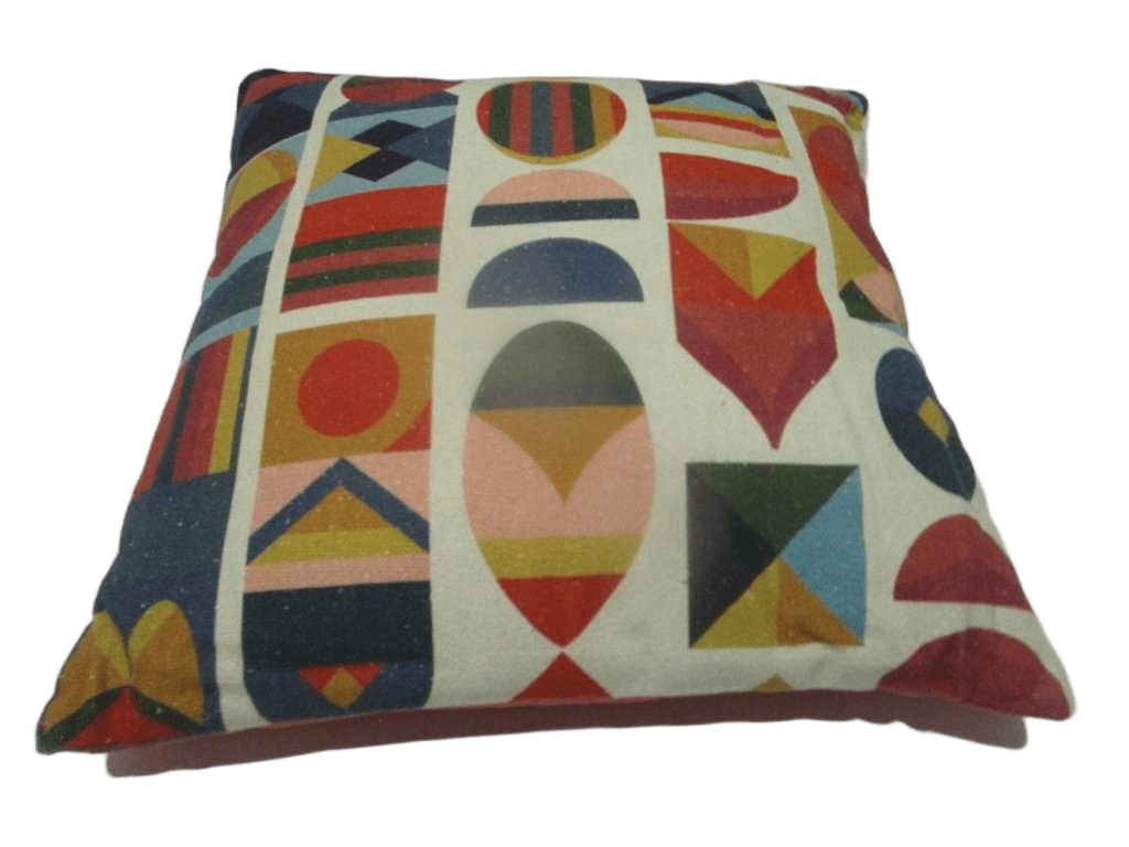 Cushion 100% Cotton Printed With Filling 575 Gr Vacuum Pack