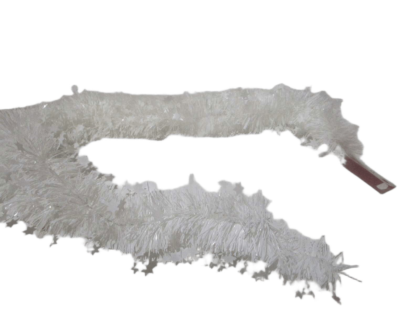 Glossy Satr Garland Pet Packing: Color Card(Without Chinese) White 2m*dia:6cm