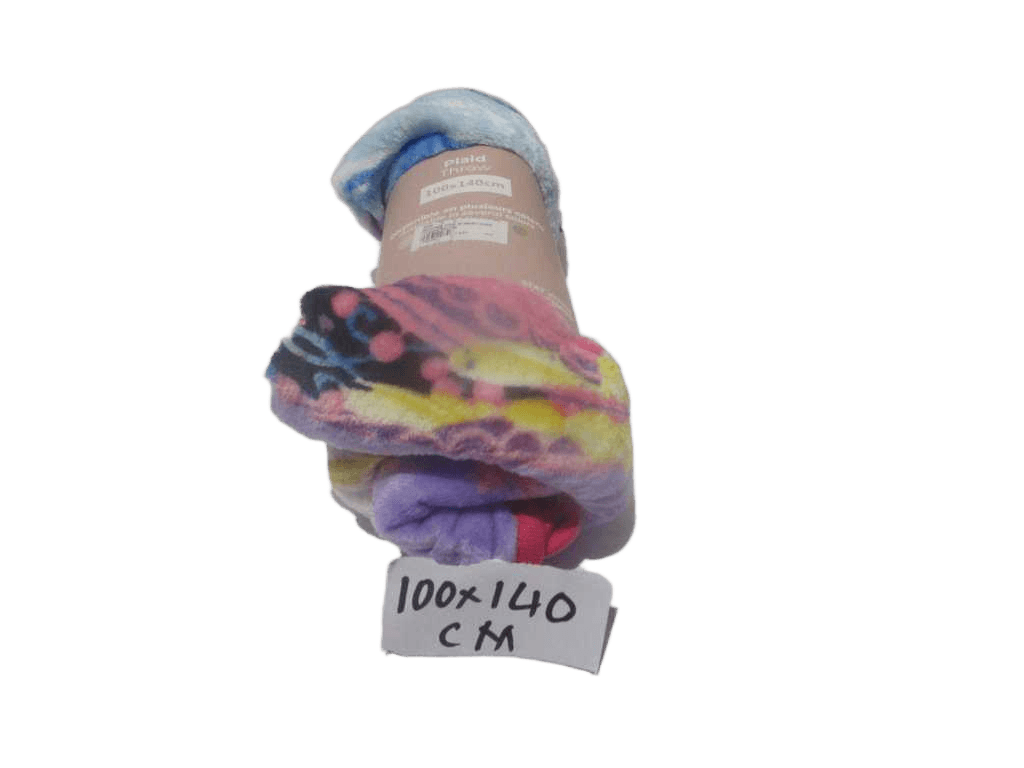Baby Blanket, 100% Polyester, 380g Packing: Roll W Waist Card Frozen 100*140
