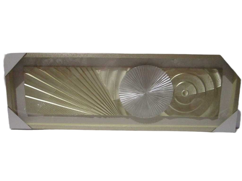 Tableau Gold Wood Frame, Leather Back Gold Frame 50x150