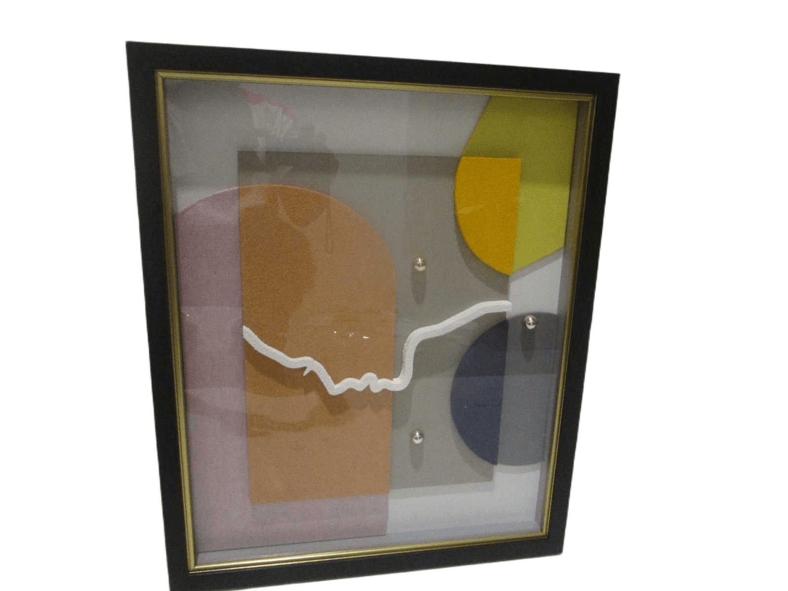 Painting 3d Mdf+pu+ps Frame+glass Cover 50x60