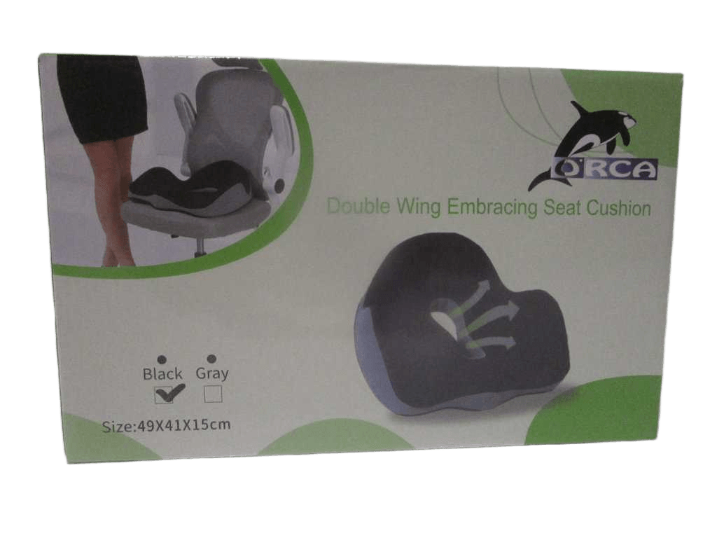 Cushion Seat 570g Polyester+spansex With Handle Color Box Box Design Will Remake For Confirmation Moq 500pcs: Rmb32.5 Less Than 500pcs:rmb35.8 Grey Black Ass 49x41x15