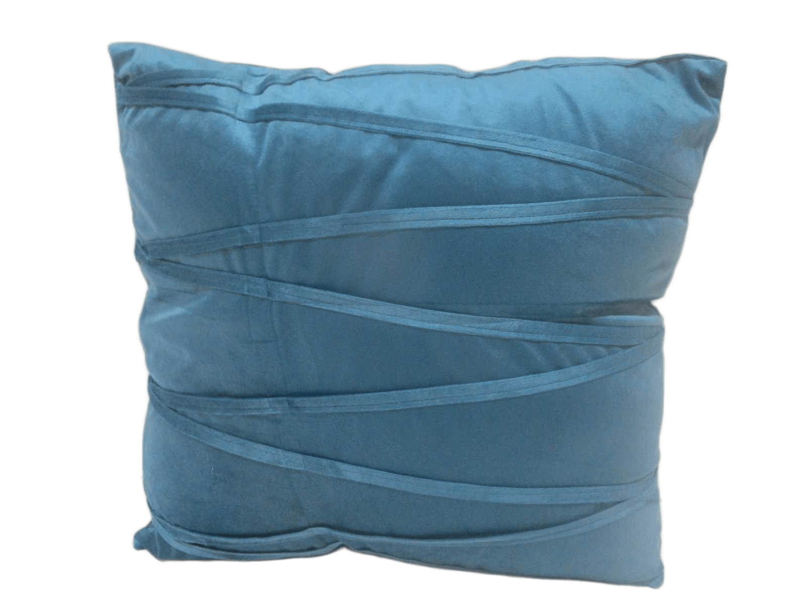 Cushion Lake Blue 43x43 74 (Line Design) Cover: Velvet 210gsm Inside:polyester 100% 400g Packing:vacuum Bag