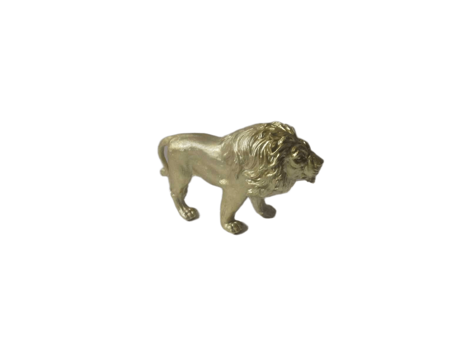 Statue Lion Gold 27cm