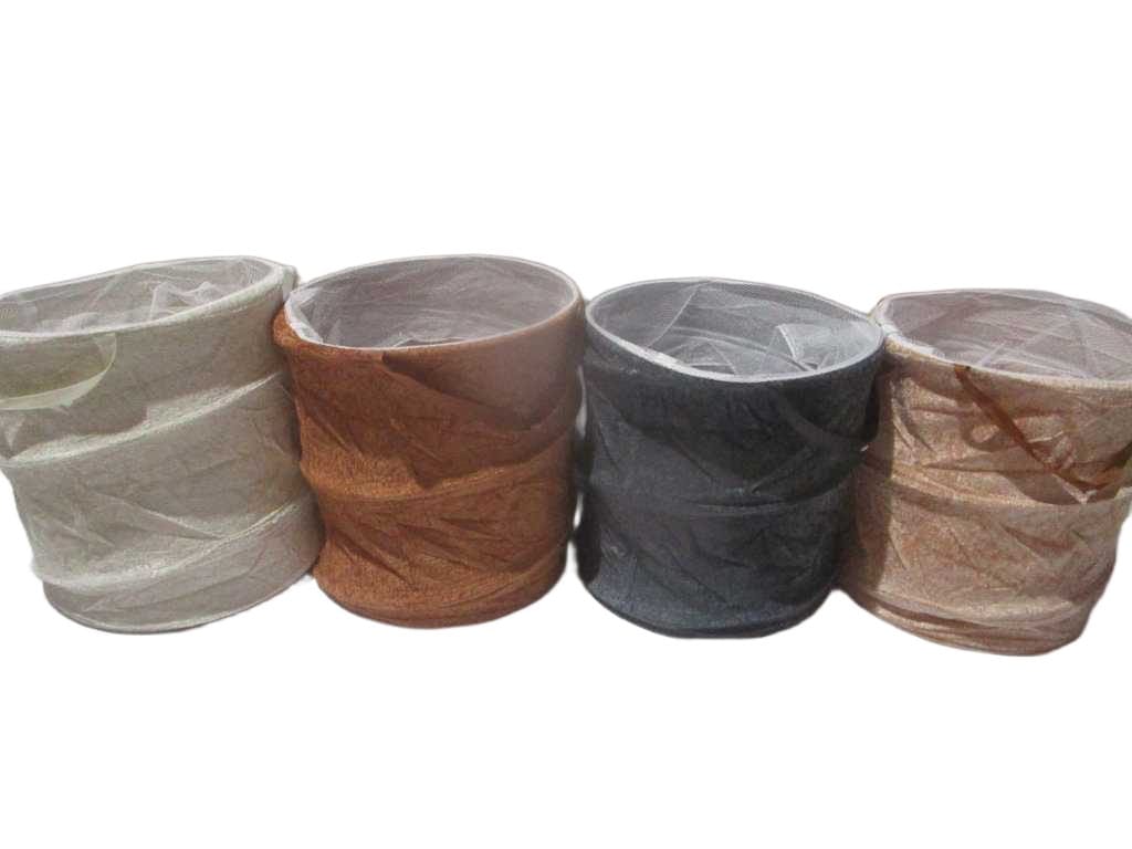 Laundry Bag With Handle Velvet+metal Frame Packing Opp Bag Grey/Beige/Orange/Pink Ass 40*48cm
