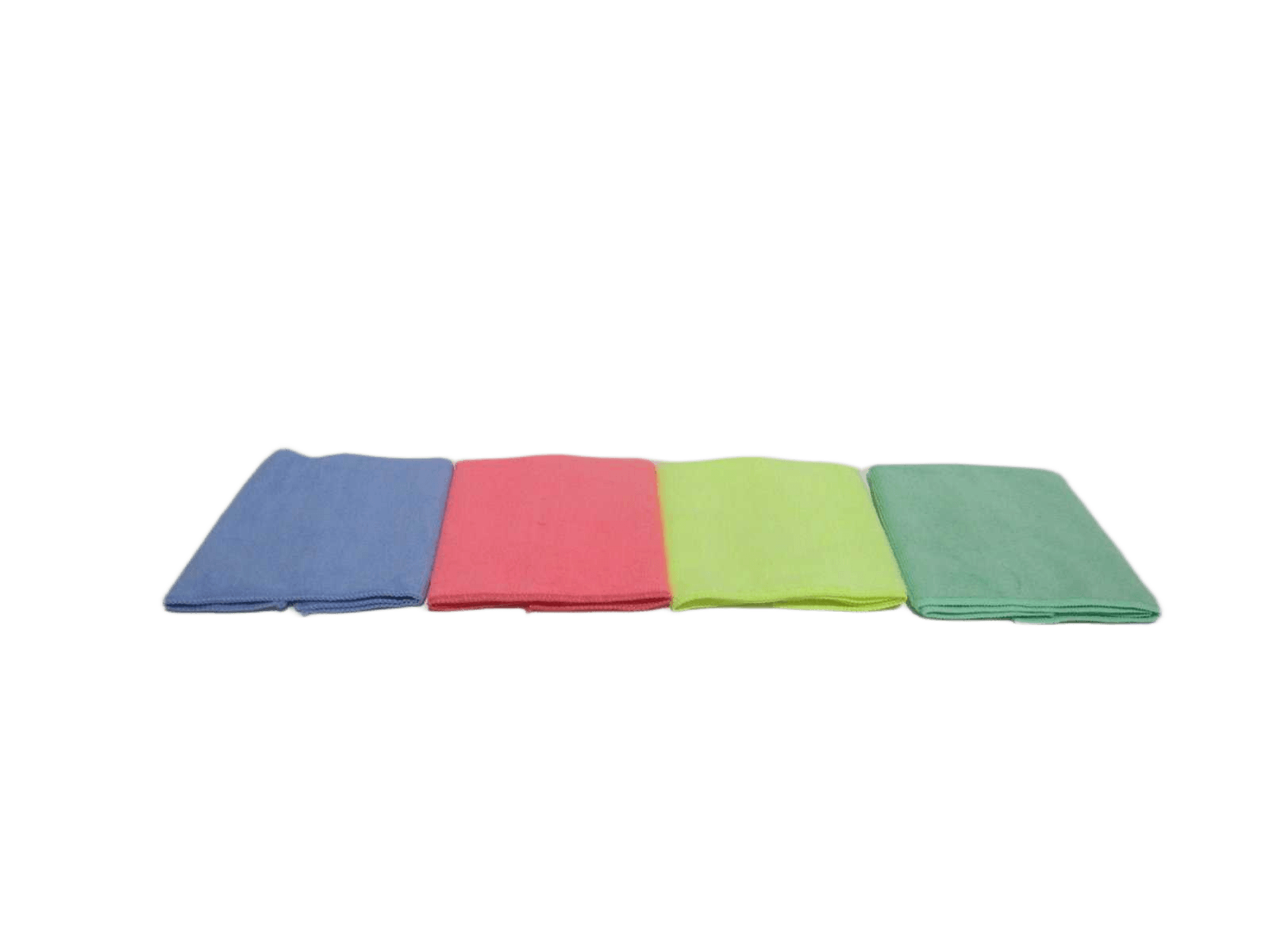 Microfiber Cloths 1pc Size:38*40cm 80%polyster 20%polymide; 1pc/ 4 Color Mix Per Carton Green.blue.yellow.red Pp Bag Blue 1cl=
