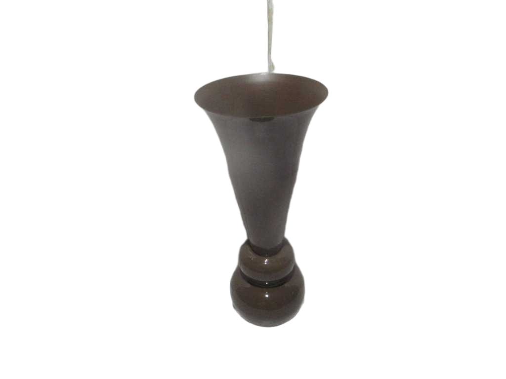Vase 100% Iron Shinny Brown