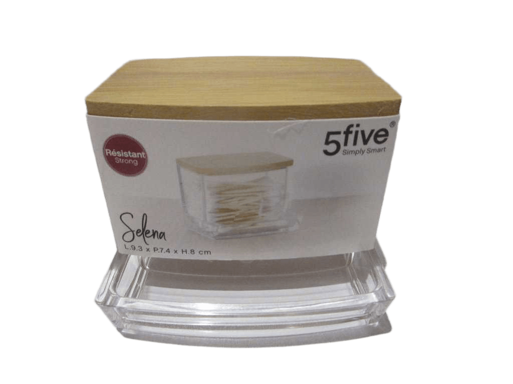 Dispenser Q Tip Selena Bamboo