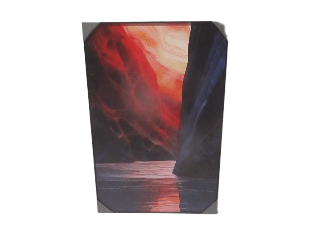 Painting 3d-Print Alu Frame+veneer 80*120