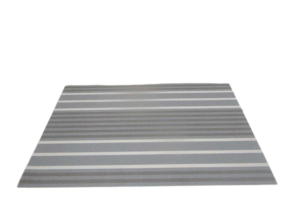 Placemat 70%pvc+30%polyester 72g Grey 30x45