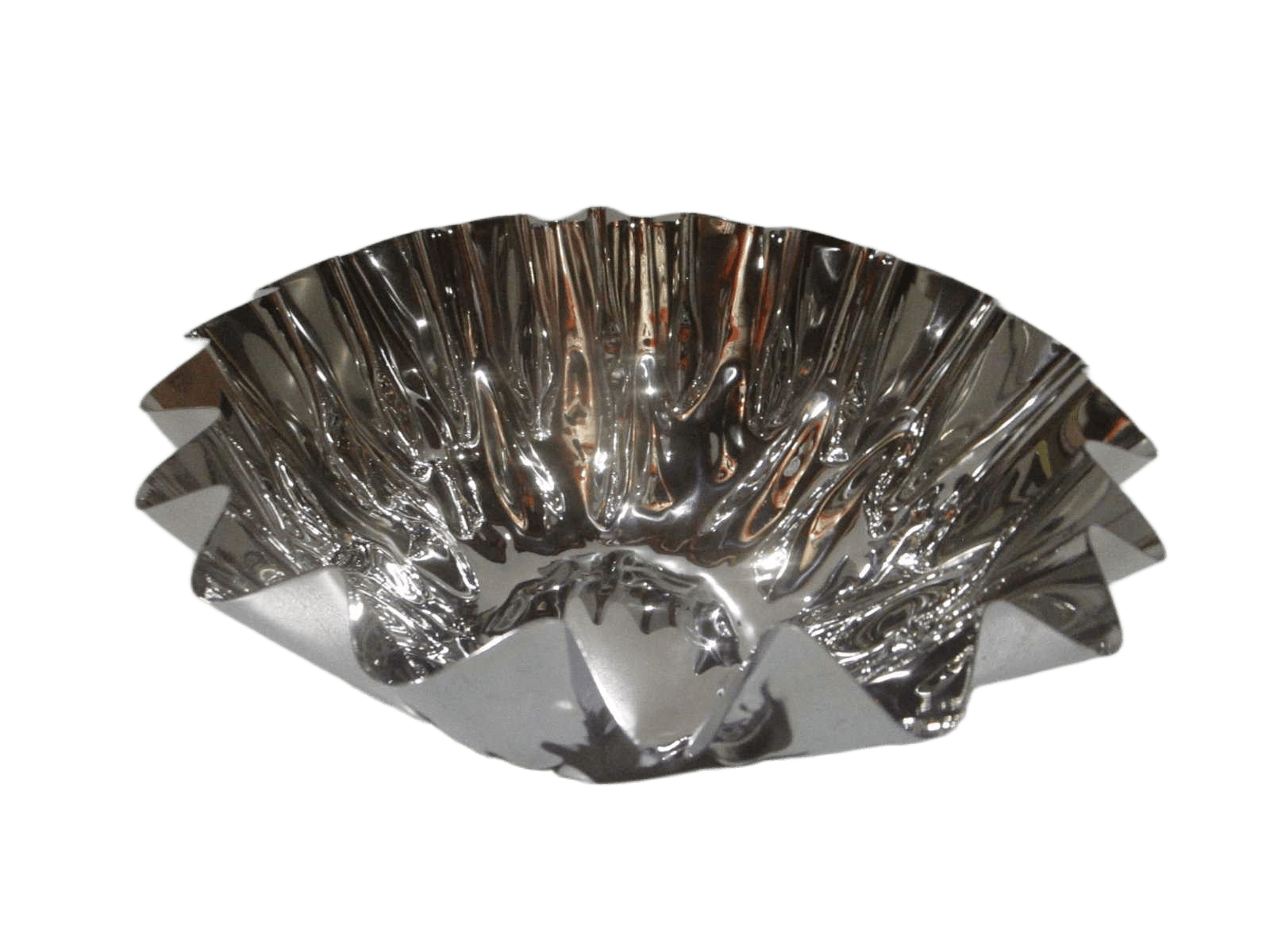 Single Wall Bowl Wrinckles Stainless Steel