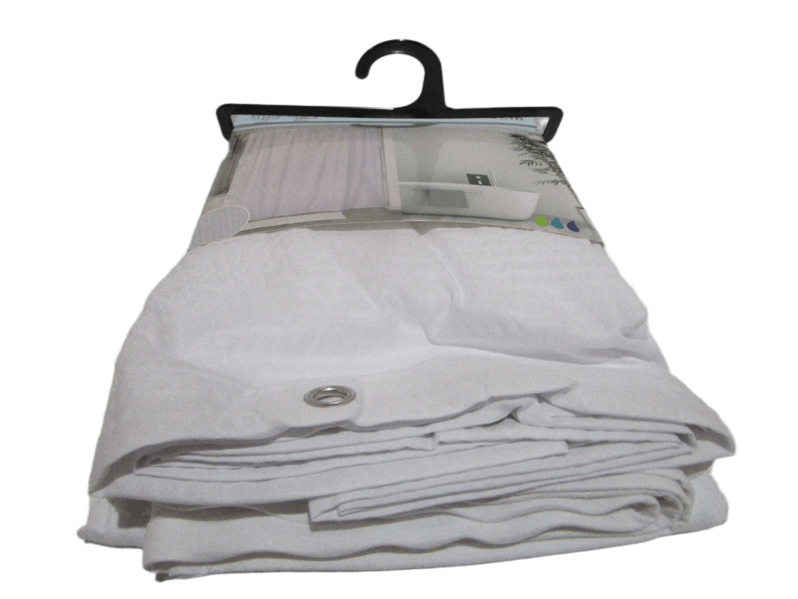 Shower Curtain Microfibre 180x200cm- White