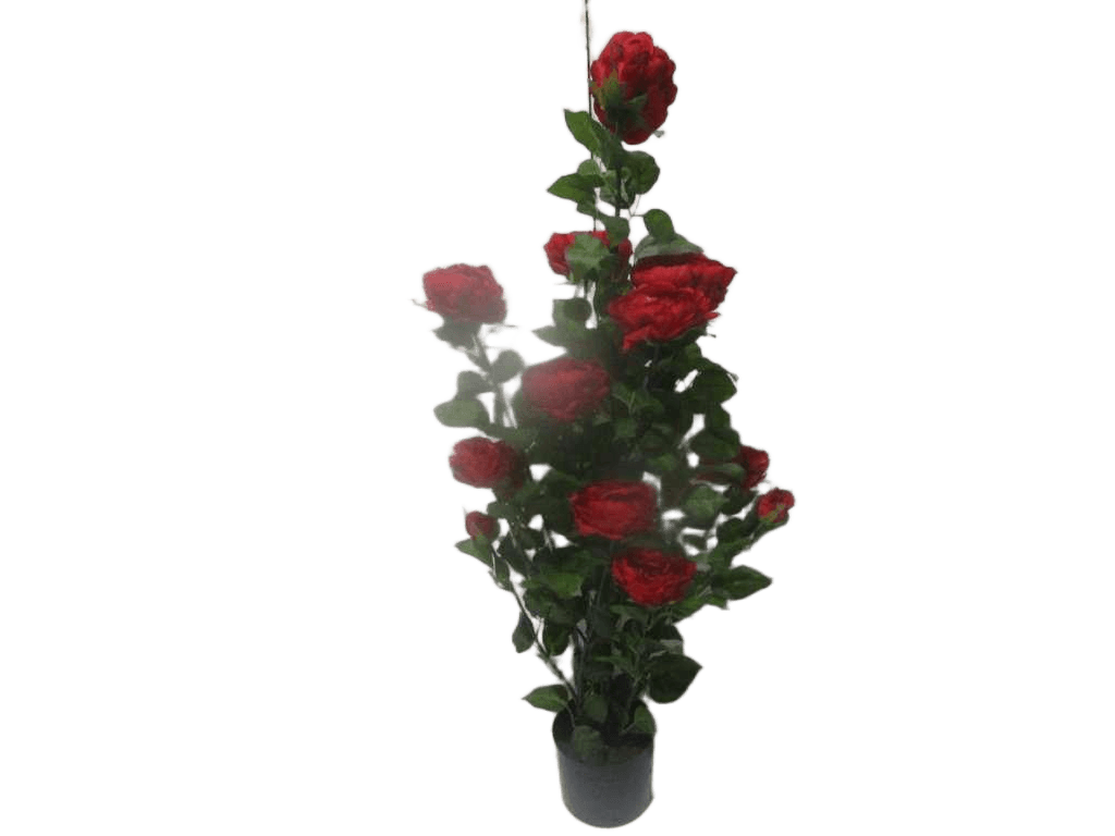 Artificial Tree,rose ,polyester, Plastic Stem 100cm Red 100cm