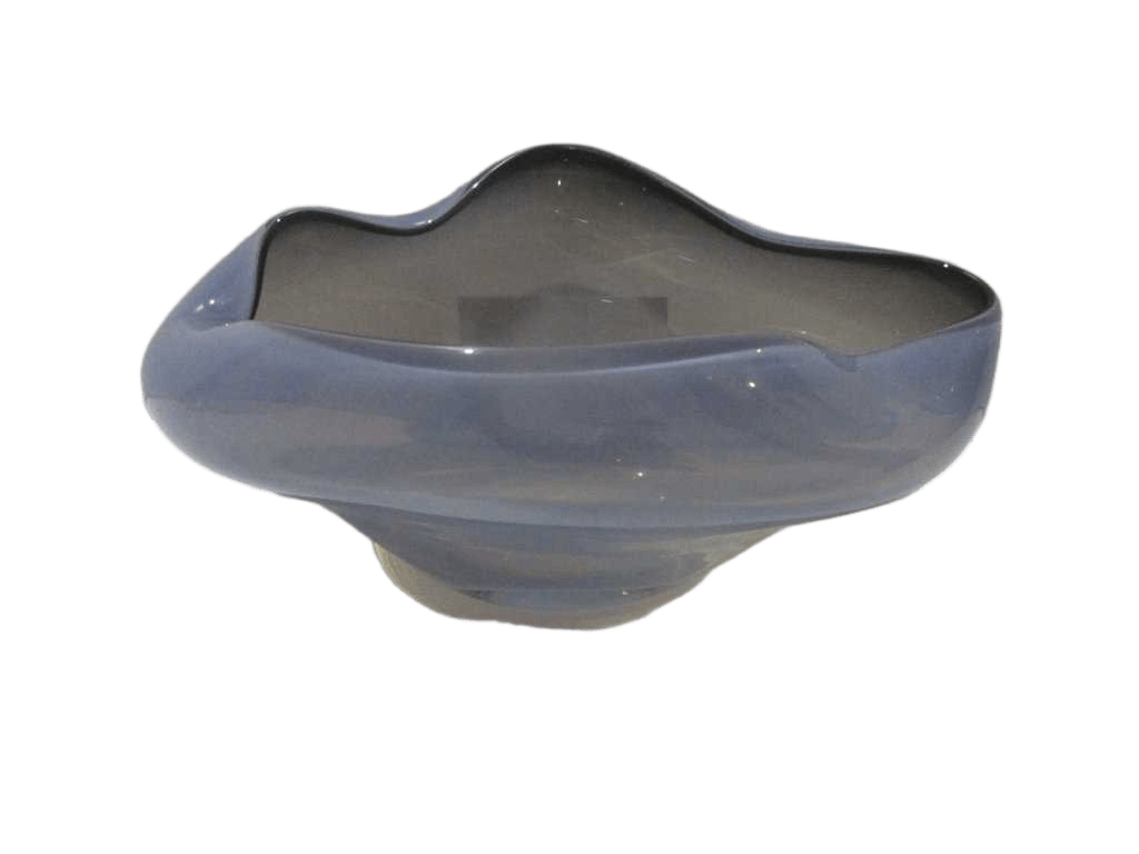 Vase Blow Glass 2,8 Kgs Lilac 34x19x16,5 Cm