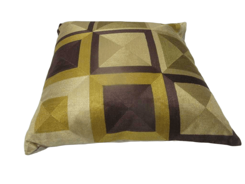 Cushion 100% Cotton With Machine Embrodery With Filling 375 Gr Vacuum Pack