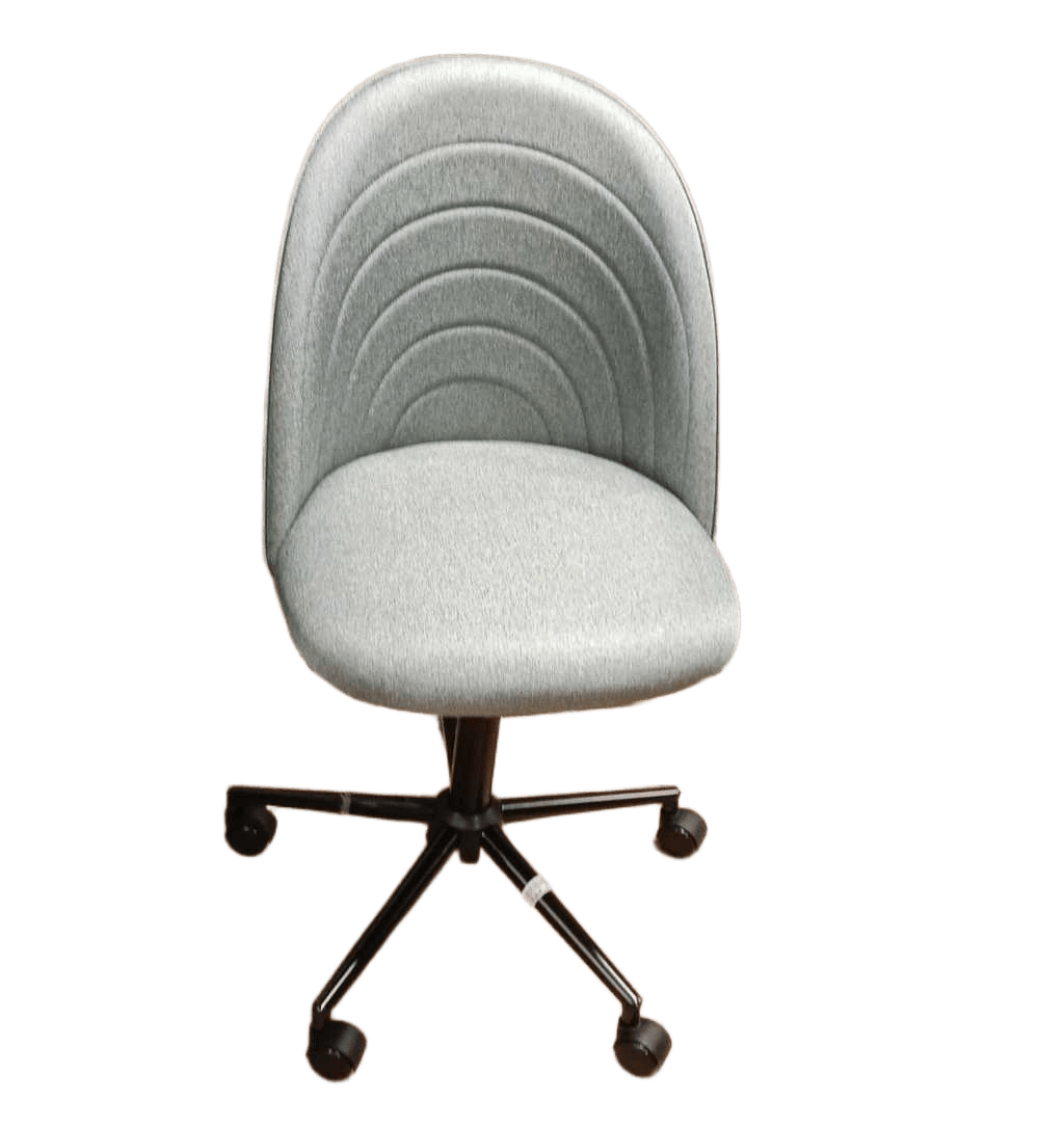 Chair Fabric With 5 Wheels W50*d56*h84-96/45.5-57.5cm Blue Com074
