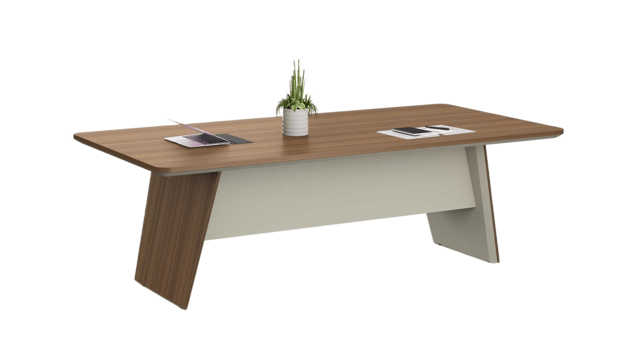 Meeting Table Da05 Australian Oak Db03 Ash Gray Melamine 2400*1200*760