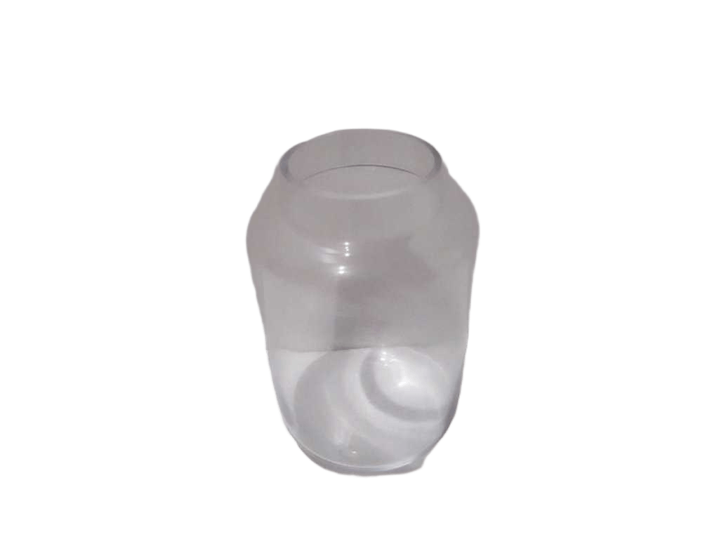Vase Glass Clear 10.5*26