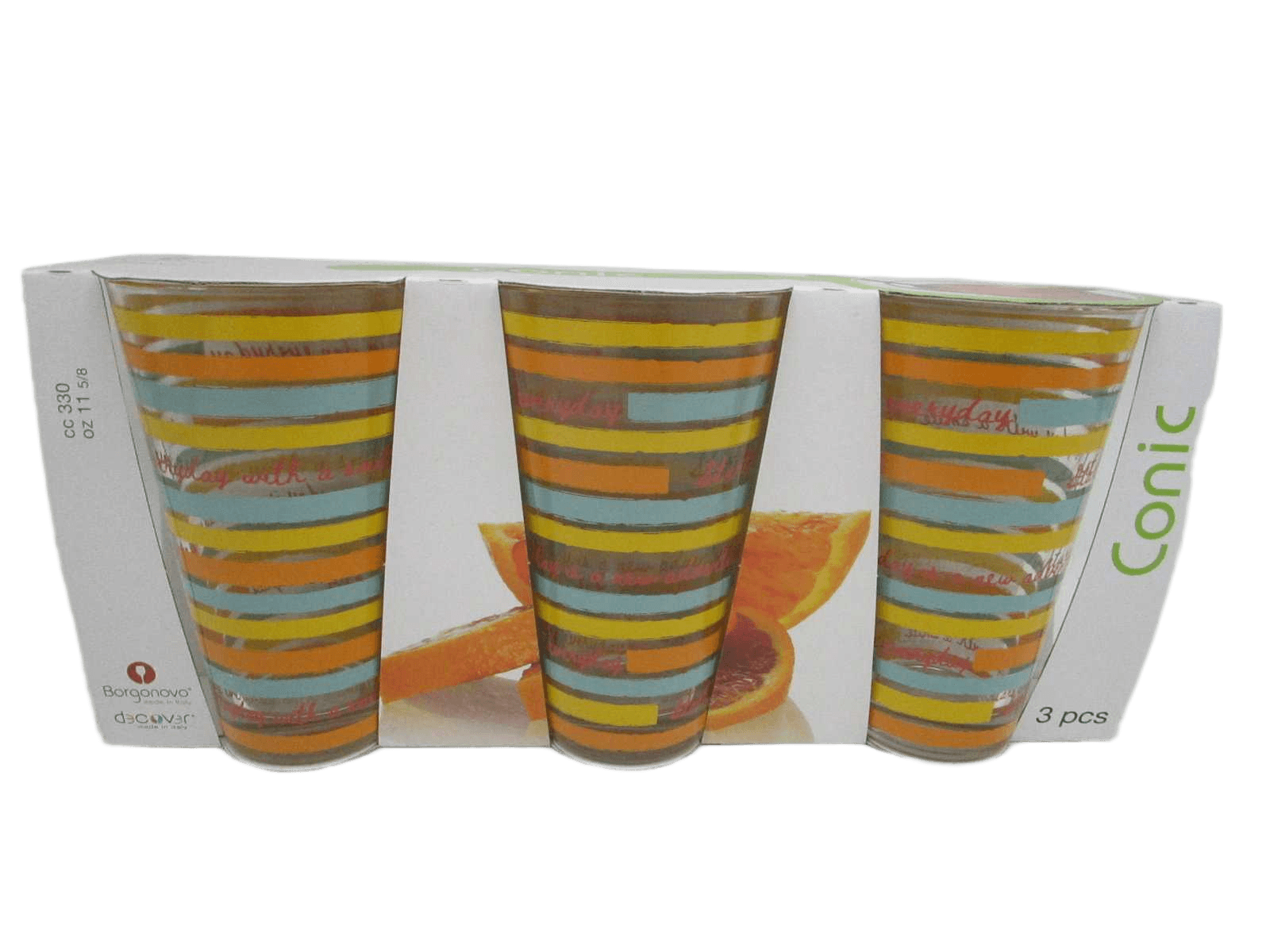 Cup Conic Bibita 330 Cc Set Of 3/36