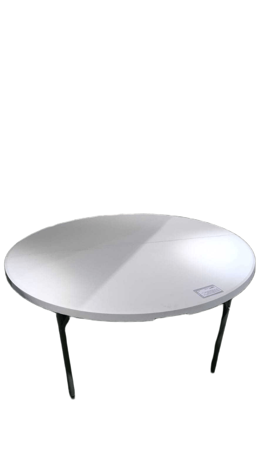 Table Hdpe Round Fold-In-Half Panel Thickness:4.5cm Steel Tube Thickness:28*1mm Plastic Panel:granite Steelleg: Grey Dia.:152*74cm