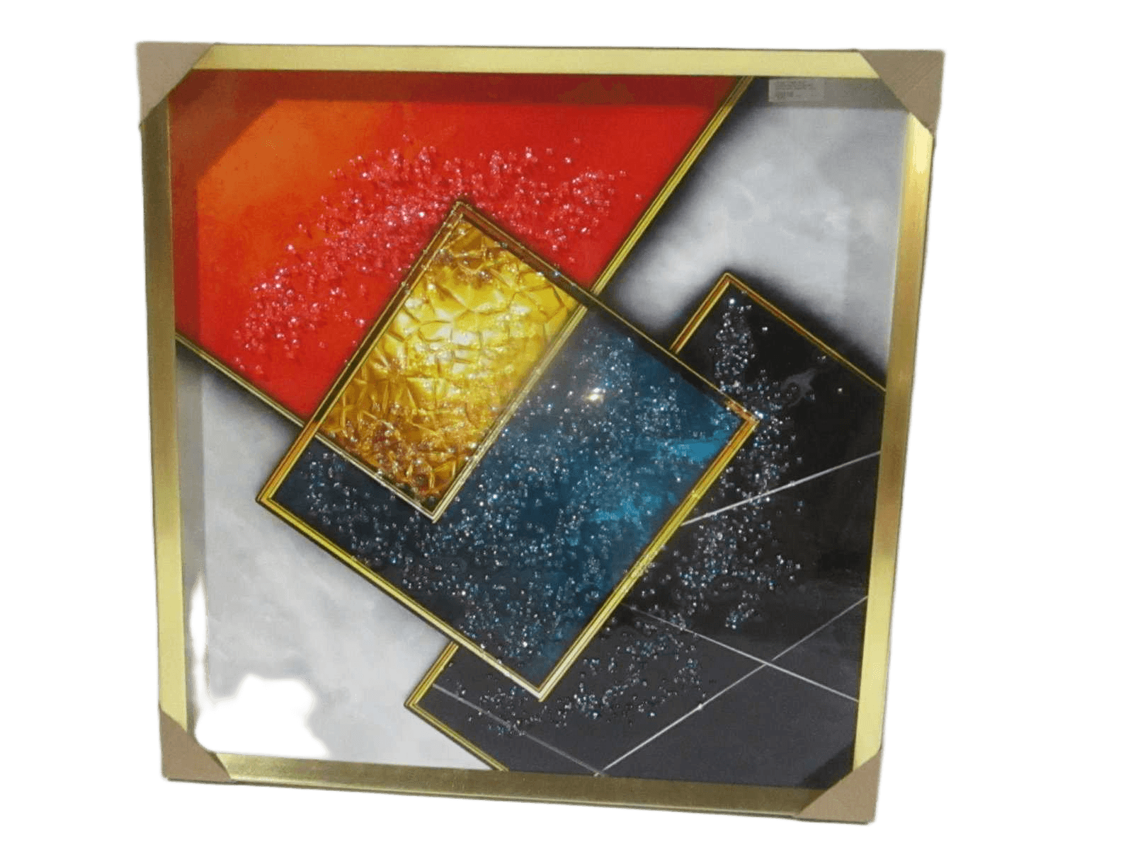 Frame Ps Paint Resin Champagne Gold Ceramic 80x80x3