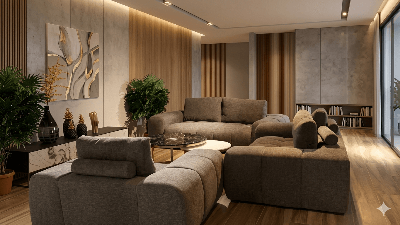 Sofa Fabric Set 3+2+1 Jym23s38-21 Dark Grey1s: 130*104*82 2s: 190*104*82 3s: 220*104*82