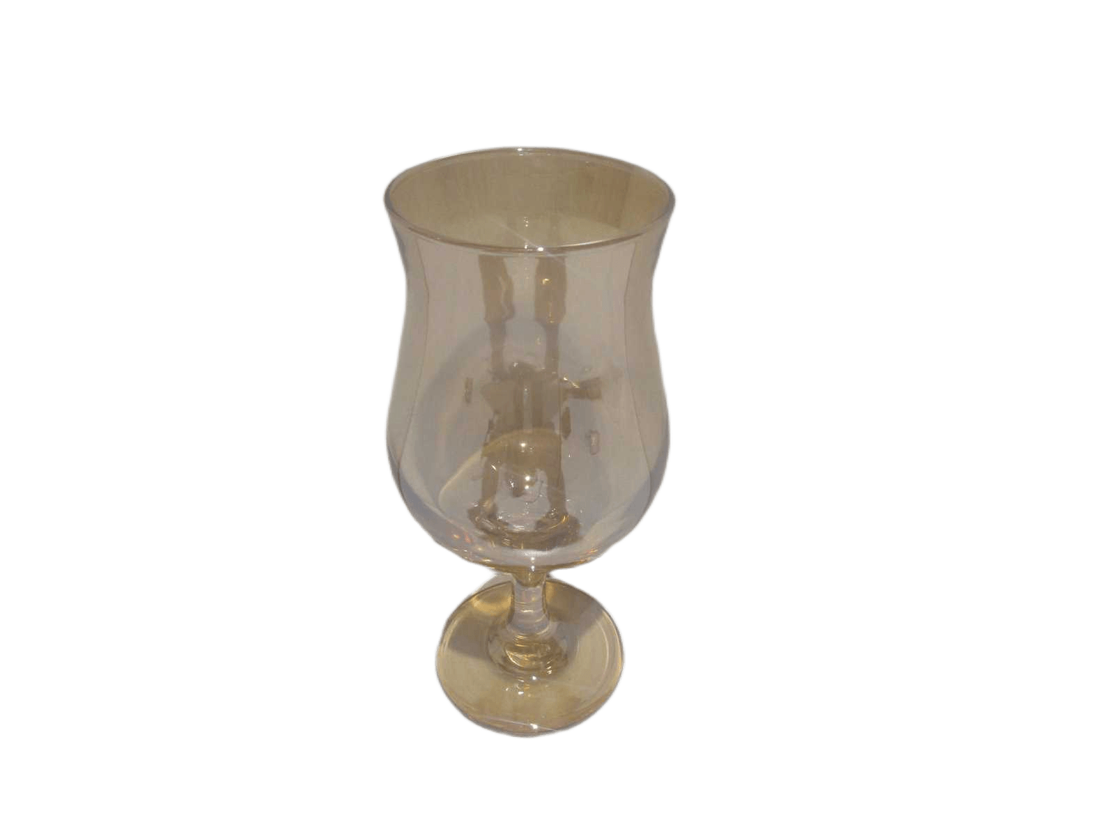 Glass Cup Gold 350ml 1cl=