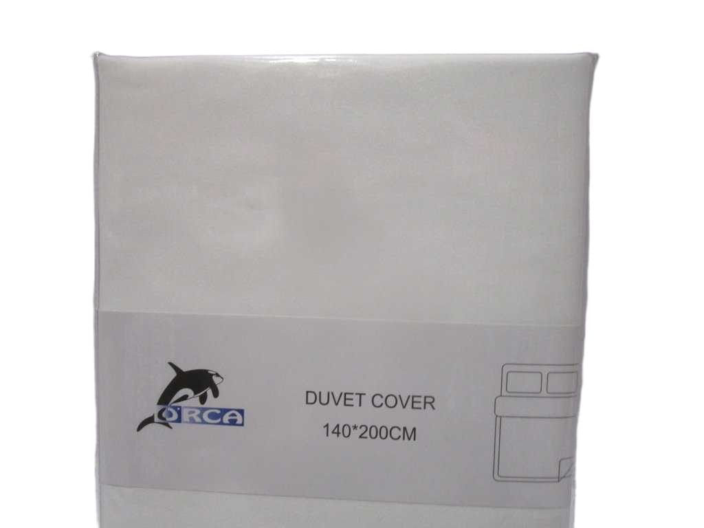 Duvet Cover 140x200cm 105 Gsm 100% Polycotton Packing:pvc Bag 54 White