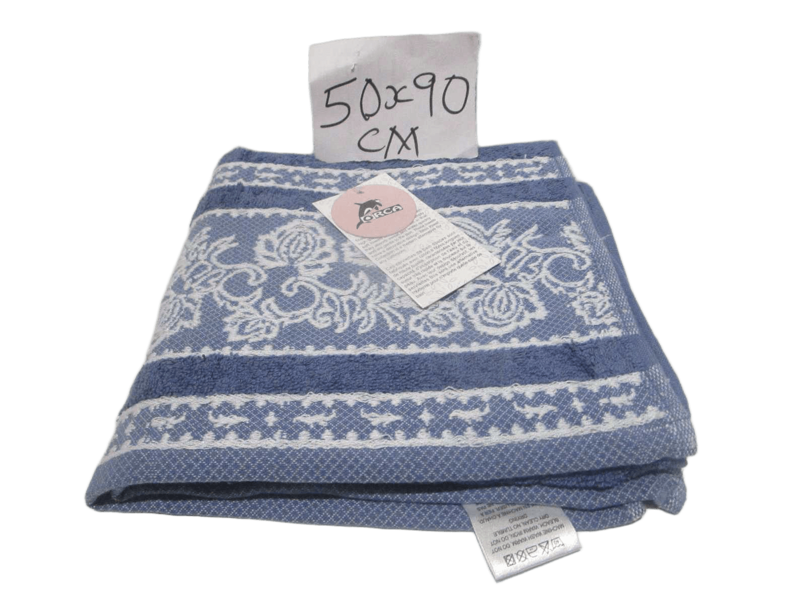 Towel Bliss - Plain Dyed Jacquard - Single Ply - 550 Gsm - Carded Cotton - Polyester Insert