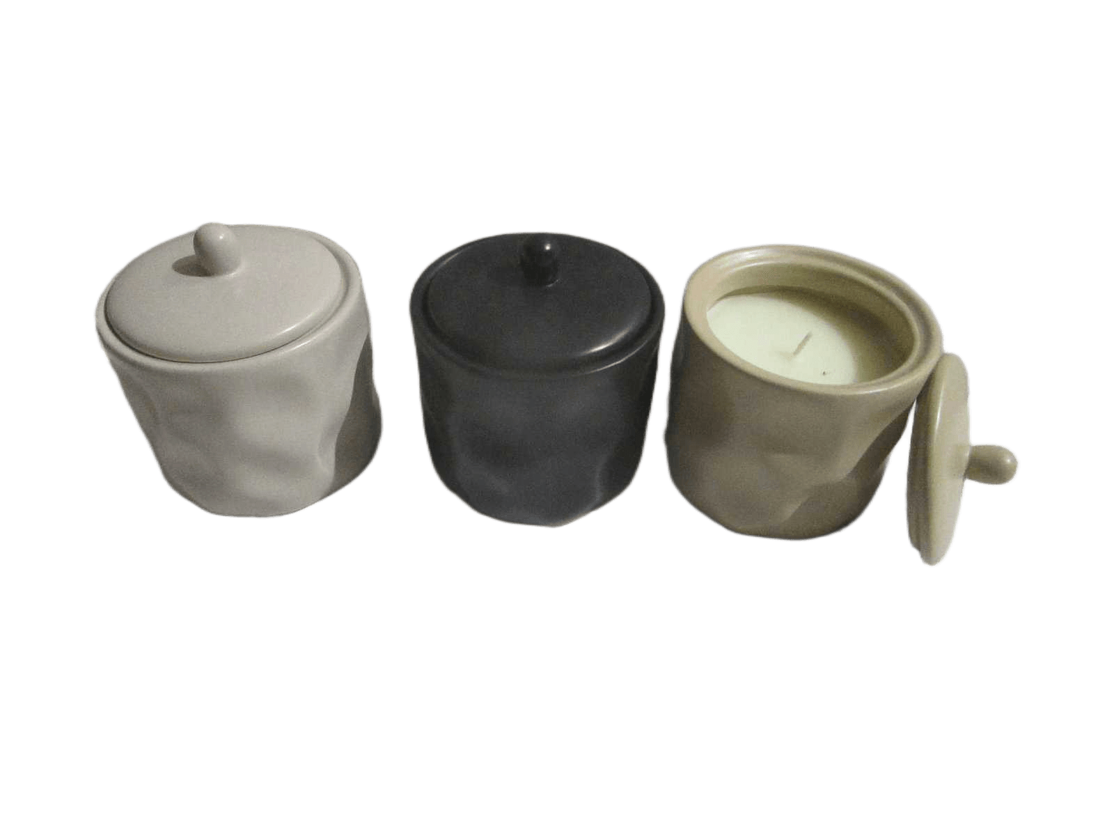 Candle In Jar With Lid 9x11cm