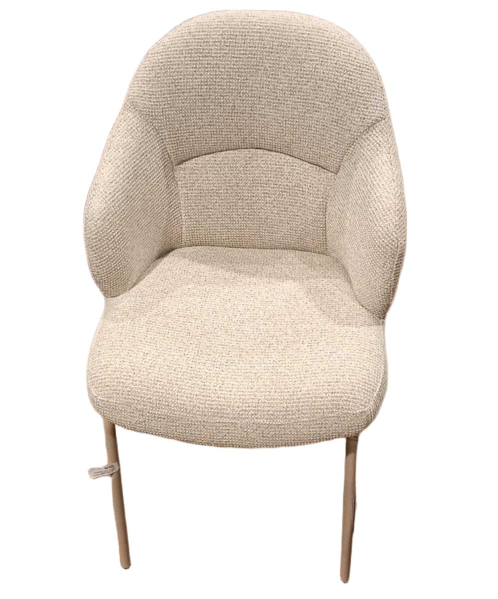 Chair Fabric 530x550x780 Q52-2 Beige + Pd02 Beige