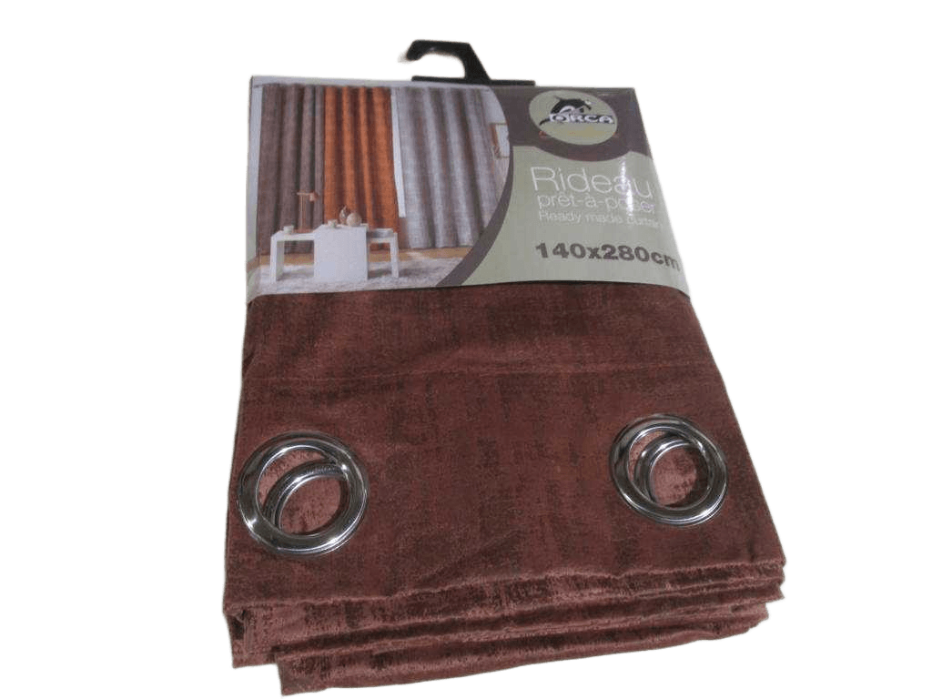 Curtain Occultant 140x280 Cm 100% Polyester Clr Old Pink