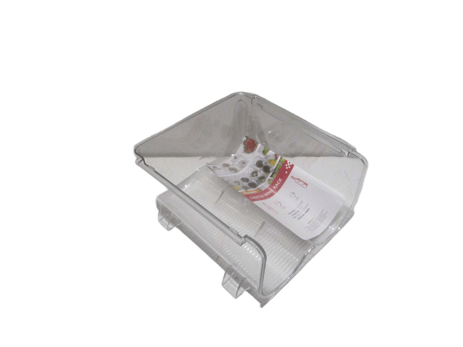 Storage-2 Bottle Pet Wine 270g Color Sticker Clear 20x21x10.5