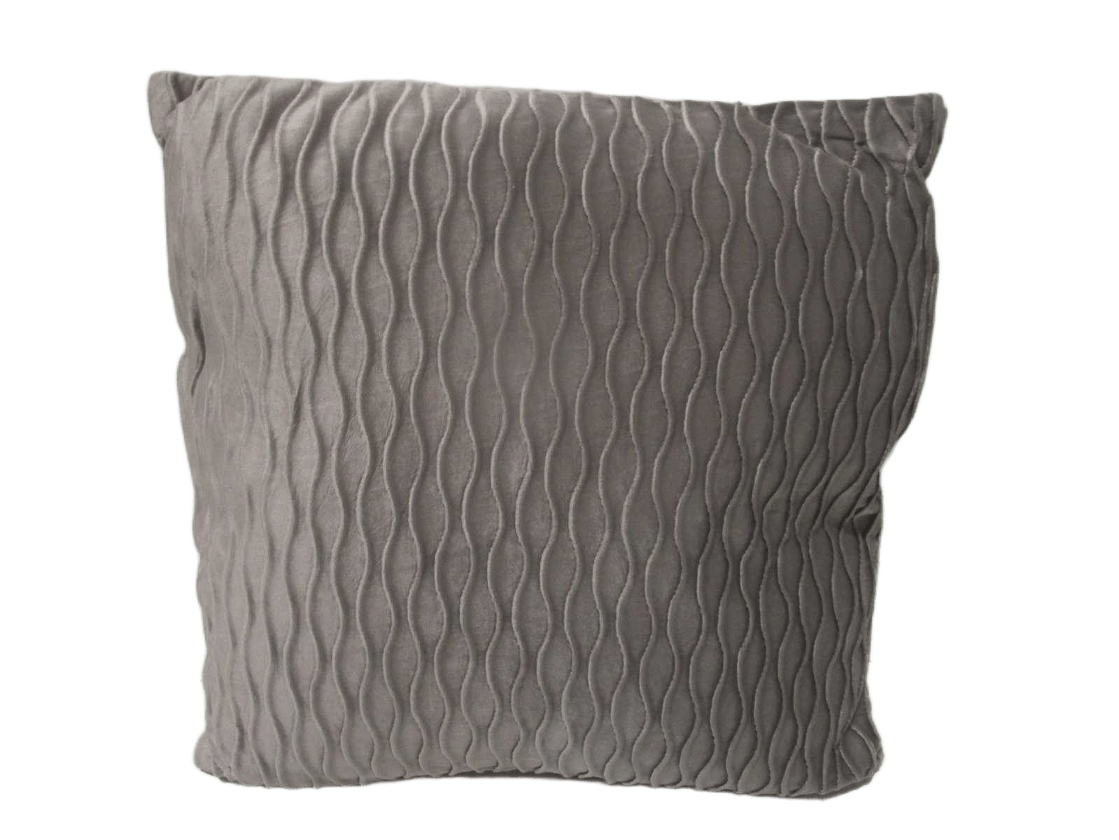 Cushion Brown 43x43 18 (Water Ripple Design) Cover: Velvet 210gsm Inside:polyester 100% 400g Packing:vacuum Bag