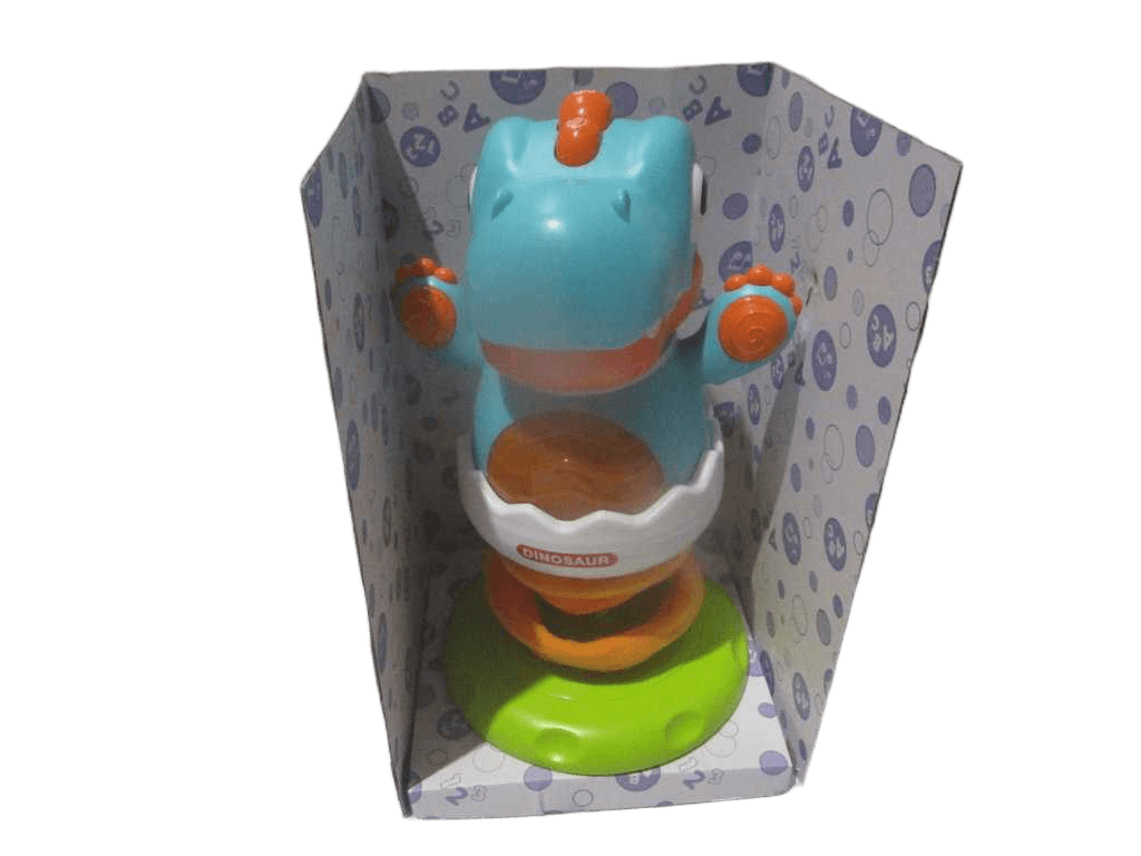 Toy Early Education Dance Dinosaur3 Modes Music,light Abs Need 3x1.5v Aaa Batteries Window Box Blue Dinosaur 20.5x18.8x33