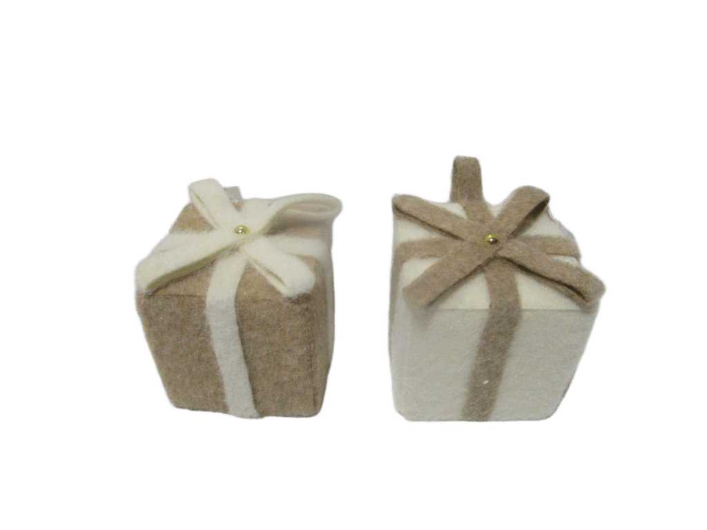 Giftbox Hangingdeco 13cm 2ass