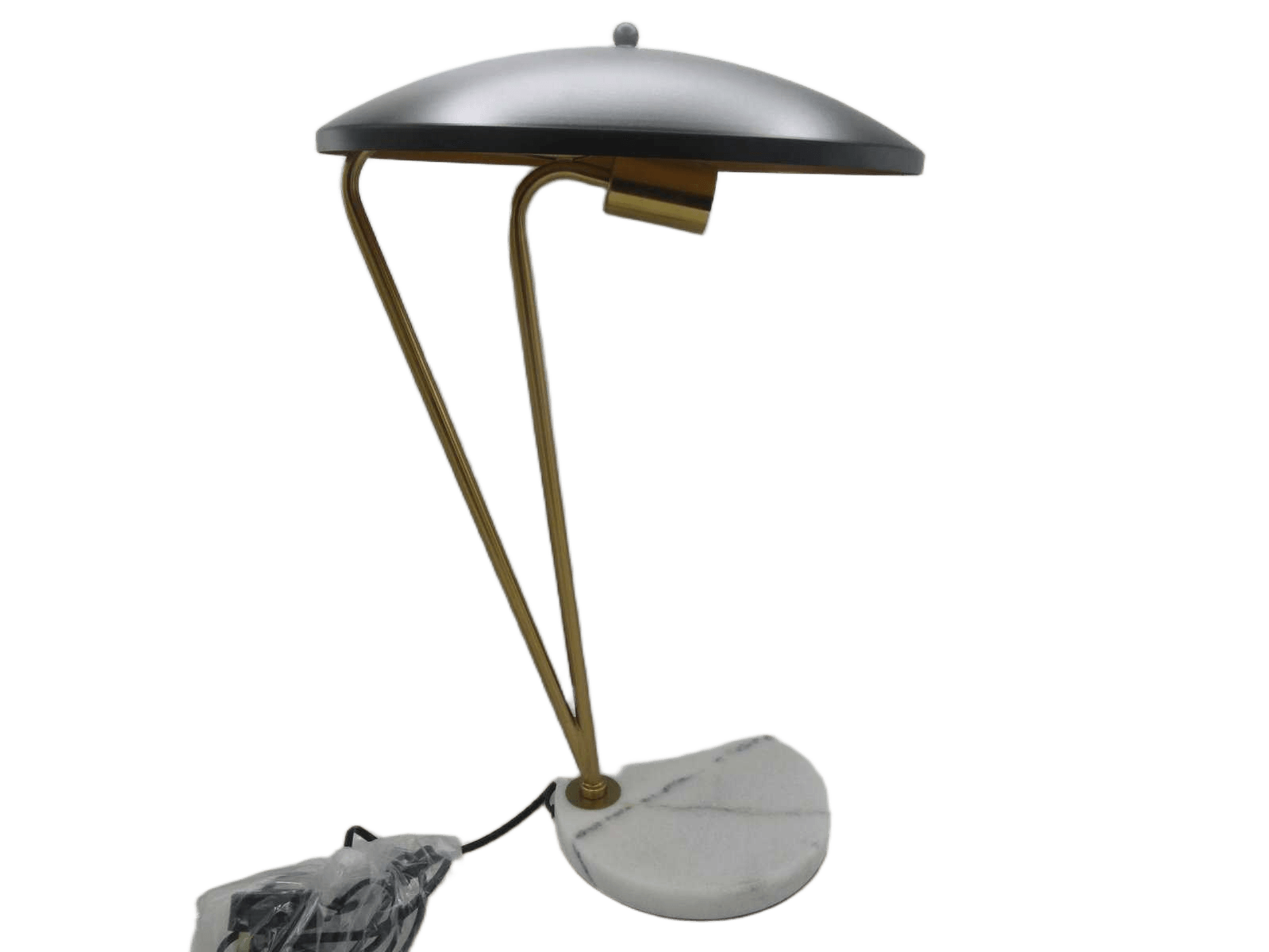 Table Lamp Iron + Marble With E27 Ampoule