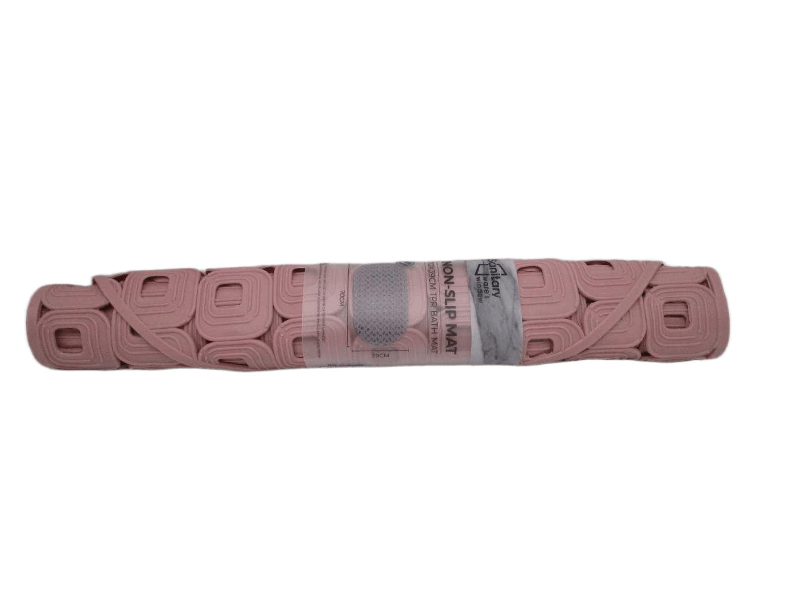 Bathmat Tpr Bath Non-Slip Mat Pink70*39