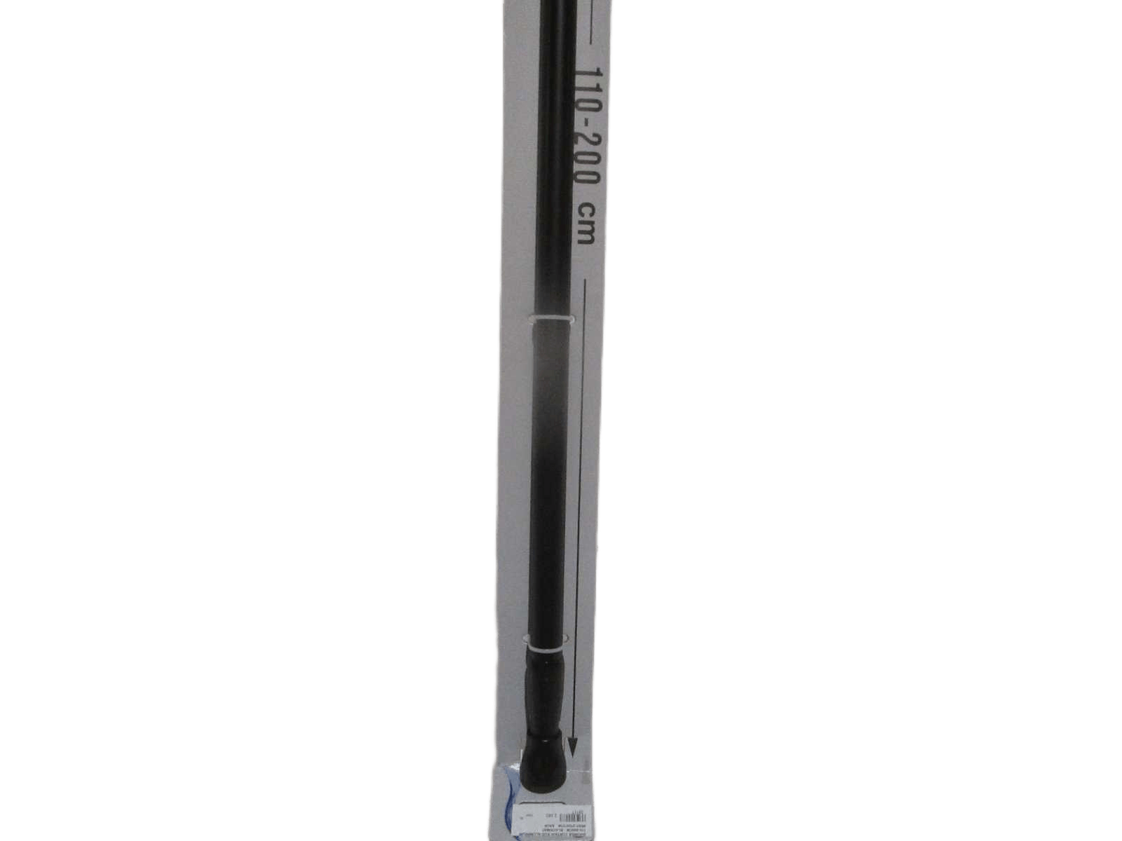 Shower Curtain Rod Aluminium 110-200cm - Blackmat