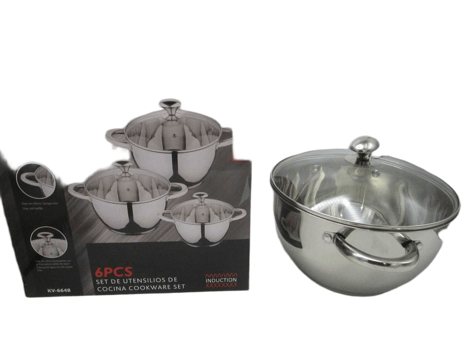 Casserole Stainless Steel 5.1l 5.9l 7.3l