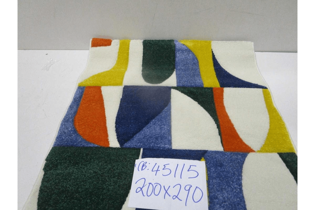 Carpet 060 Cubic (Aura V77) 243.200 Points 10mm Pile Height Pp + Headset Hand Carved 2.200 G/Sqm Pp Frize 200x290 Cm