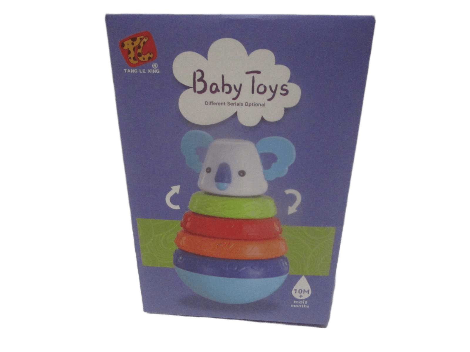 Early Education Toy Koala Abs Color Box As Sample 12.5x12.5x18.5